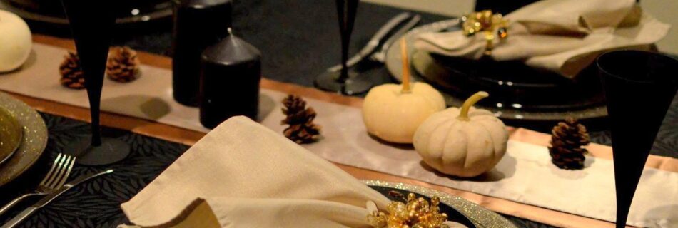 大人ハロウィンテーブルコーディネート