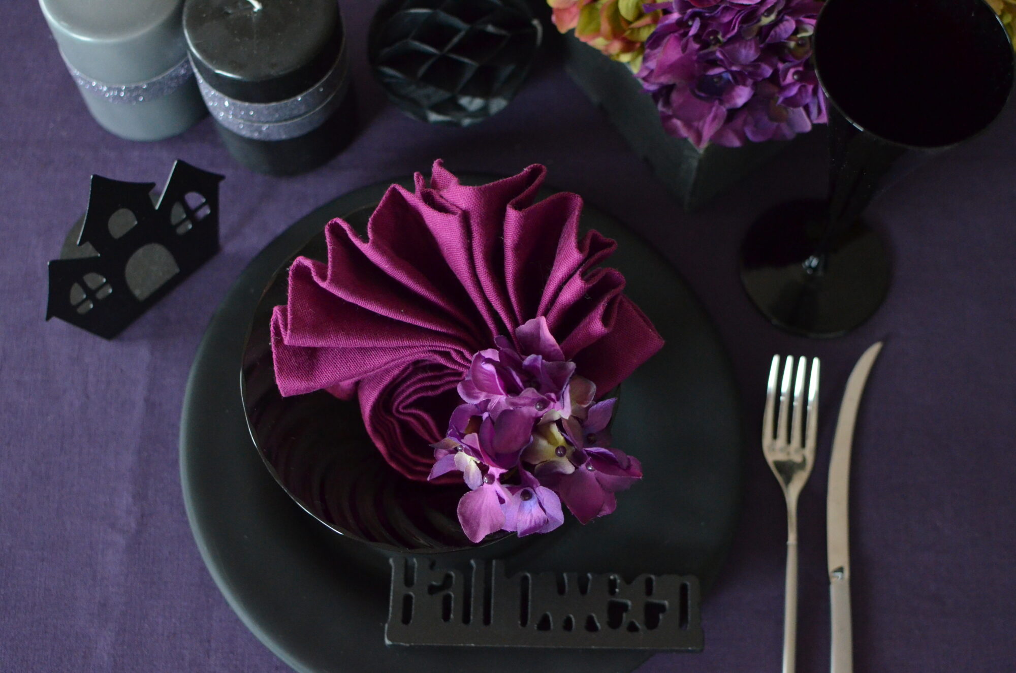 ハロウィンテーブルコーディネート