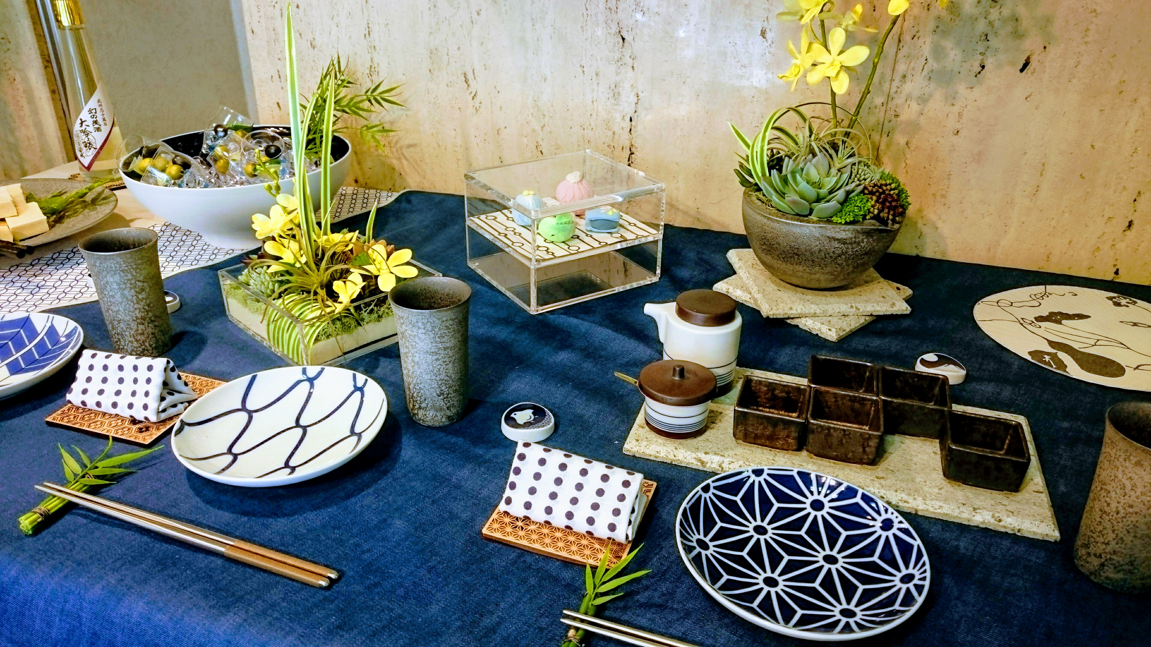 和紙を使った夏のテーブルコーディネート Visual Branding